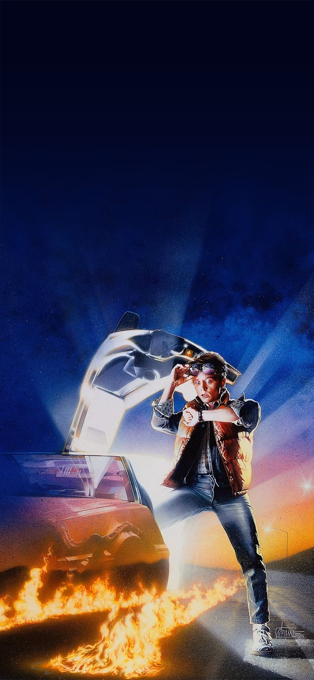 How many back to the future iPhone wallpapers are there?