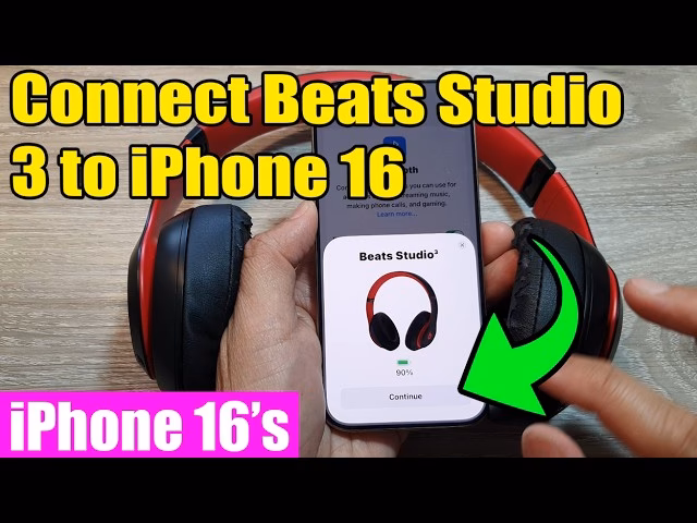 How do I connect my beats to my iPhone?