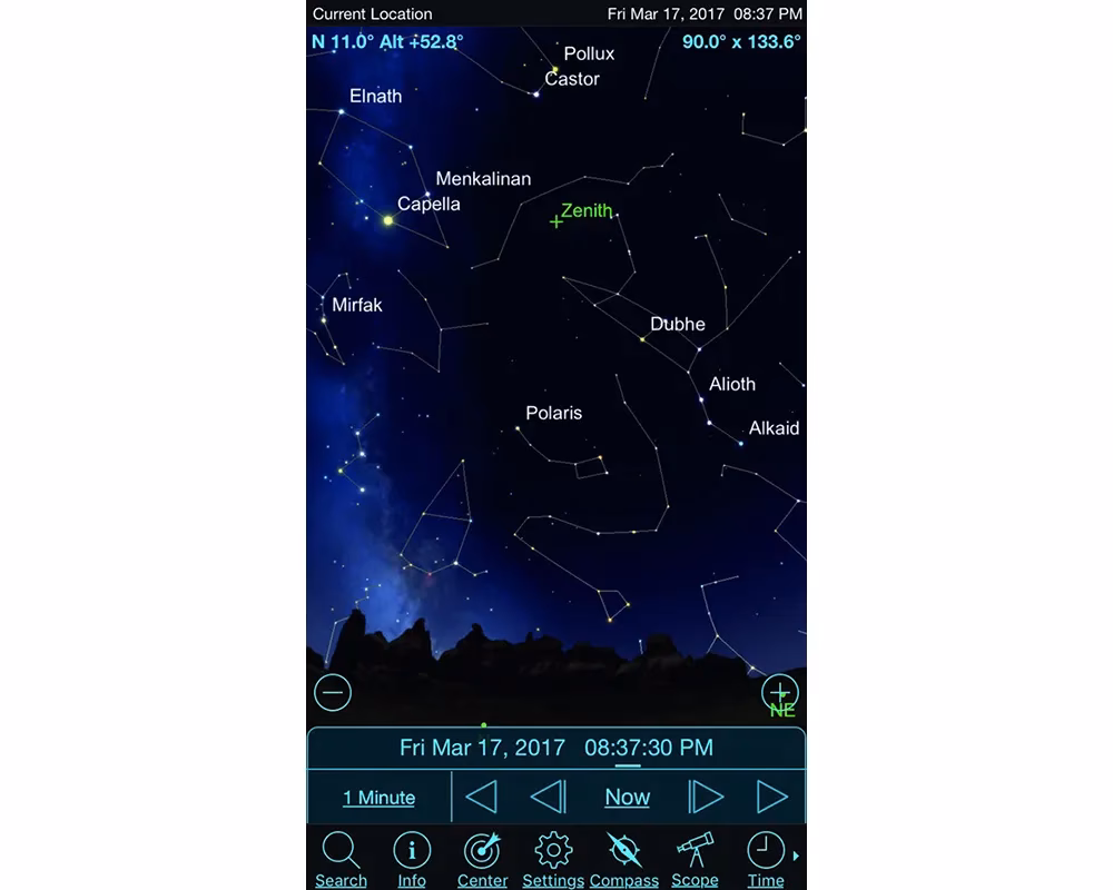 Does iPhone have astronomy?