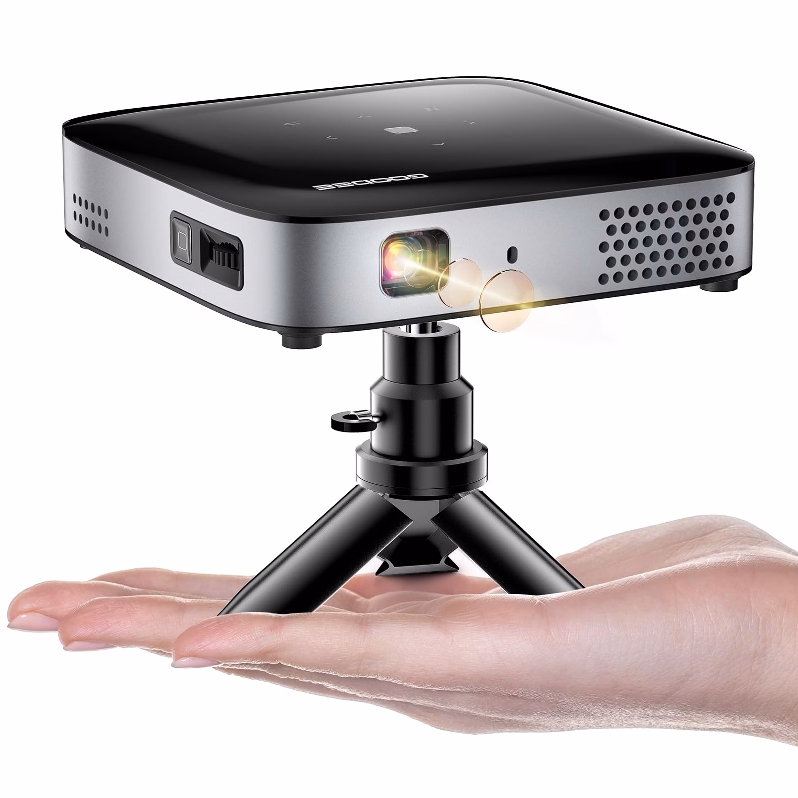 Can a mini projector work with a mobile device?