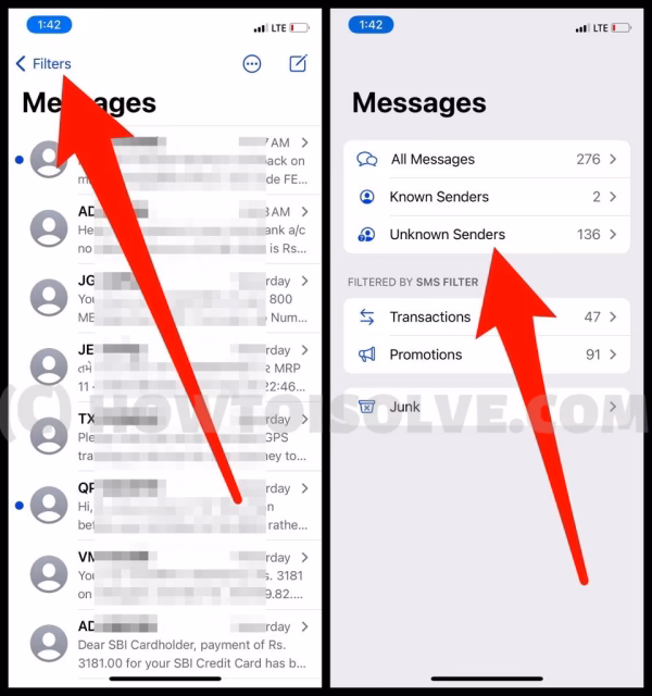 How to block text messages on iPhone 15?