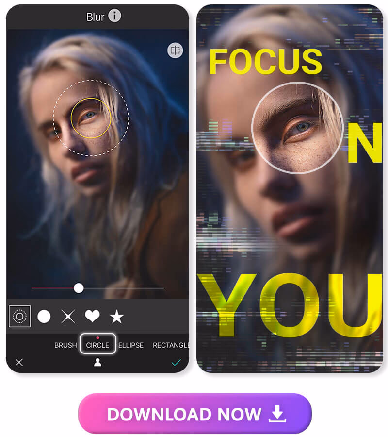 How to adjust background blur on iPhone 11?