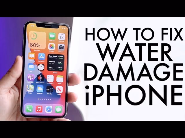 Can I repair a water damaged iPhone?