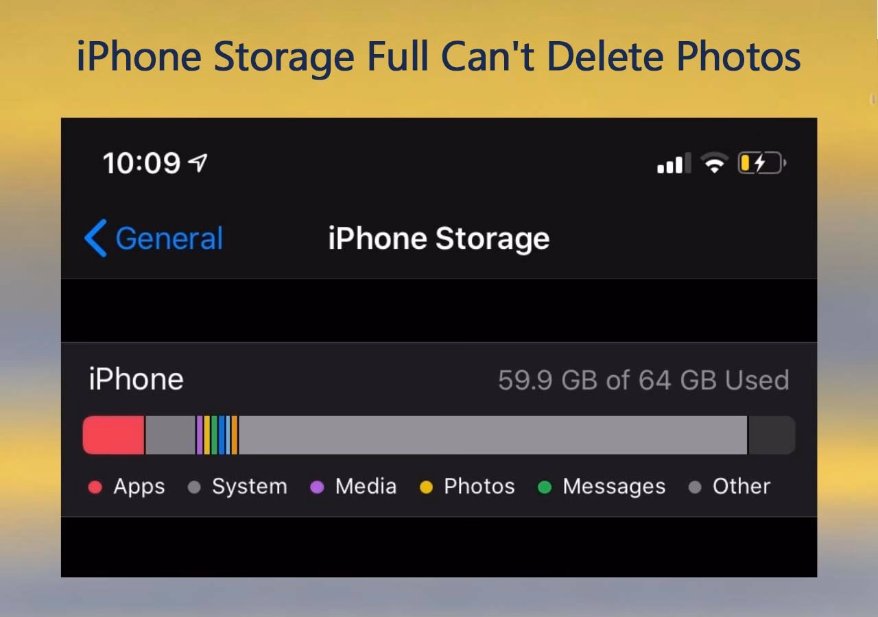 What if my iPhone won't delete photos?