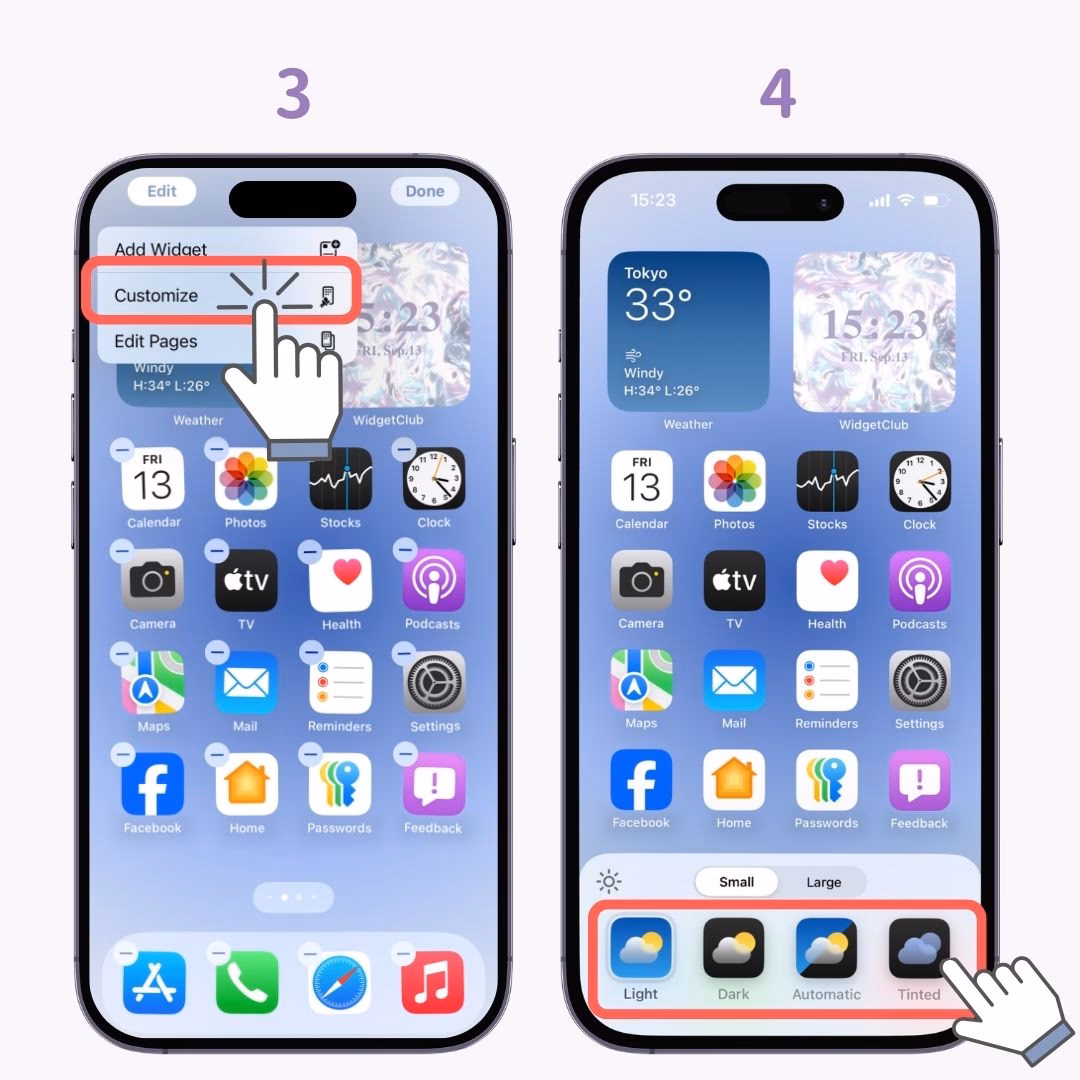 How to resize app icons?