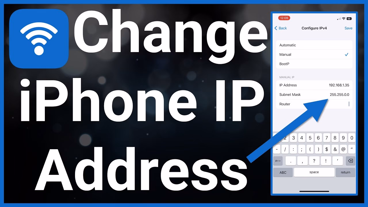 How do I get a new IP address for my iPhone?