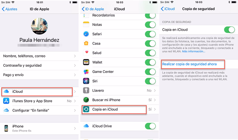 ¿Cómo hacer una copia de seguridad del iPhone?