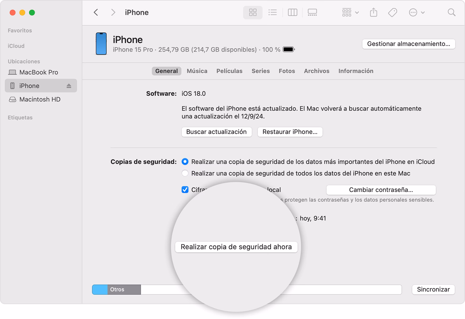 ¿Cómo guardar las fotos y vídeos del iPhone en una copia de seguridad?