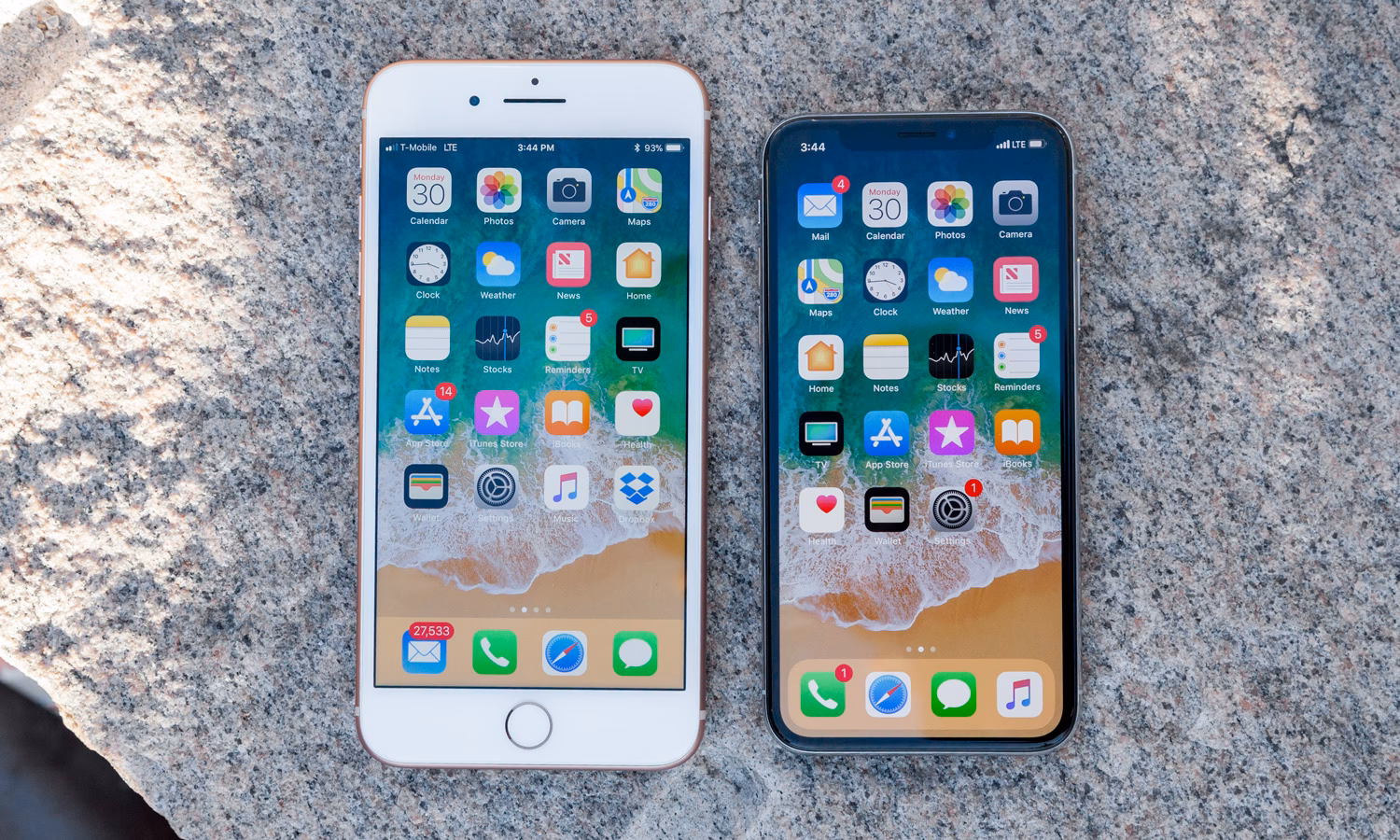What is the difference between iPhone 7 and iPhone X?