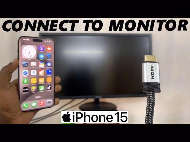 How do I connect my iPad to my TV or monitor?
