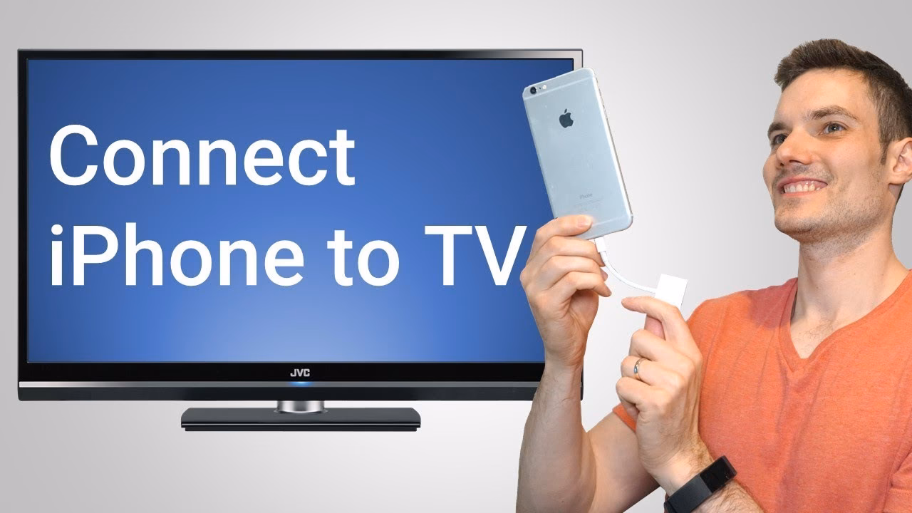 Can I watch a video from my iPhone to a TV?