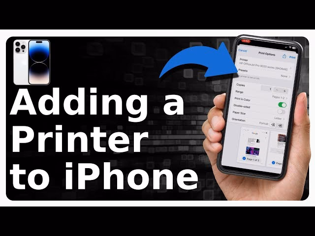 How do I connect my printer to my iPhone?