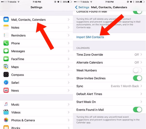 How to transfer contacts from iPhone to iPhone without iCloud?