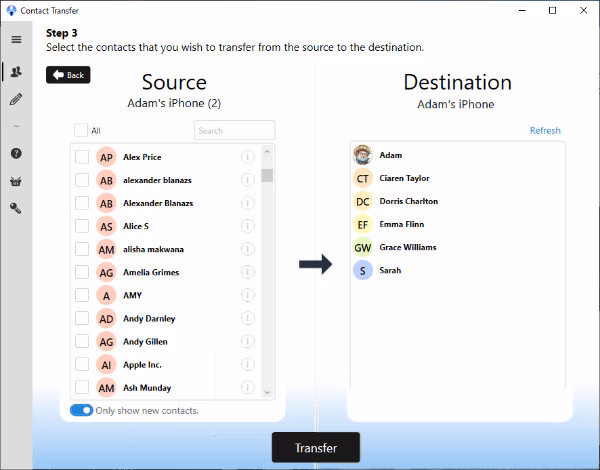 How to share contacts on iPhone?