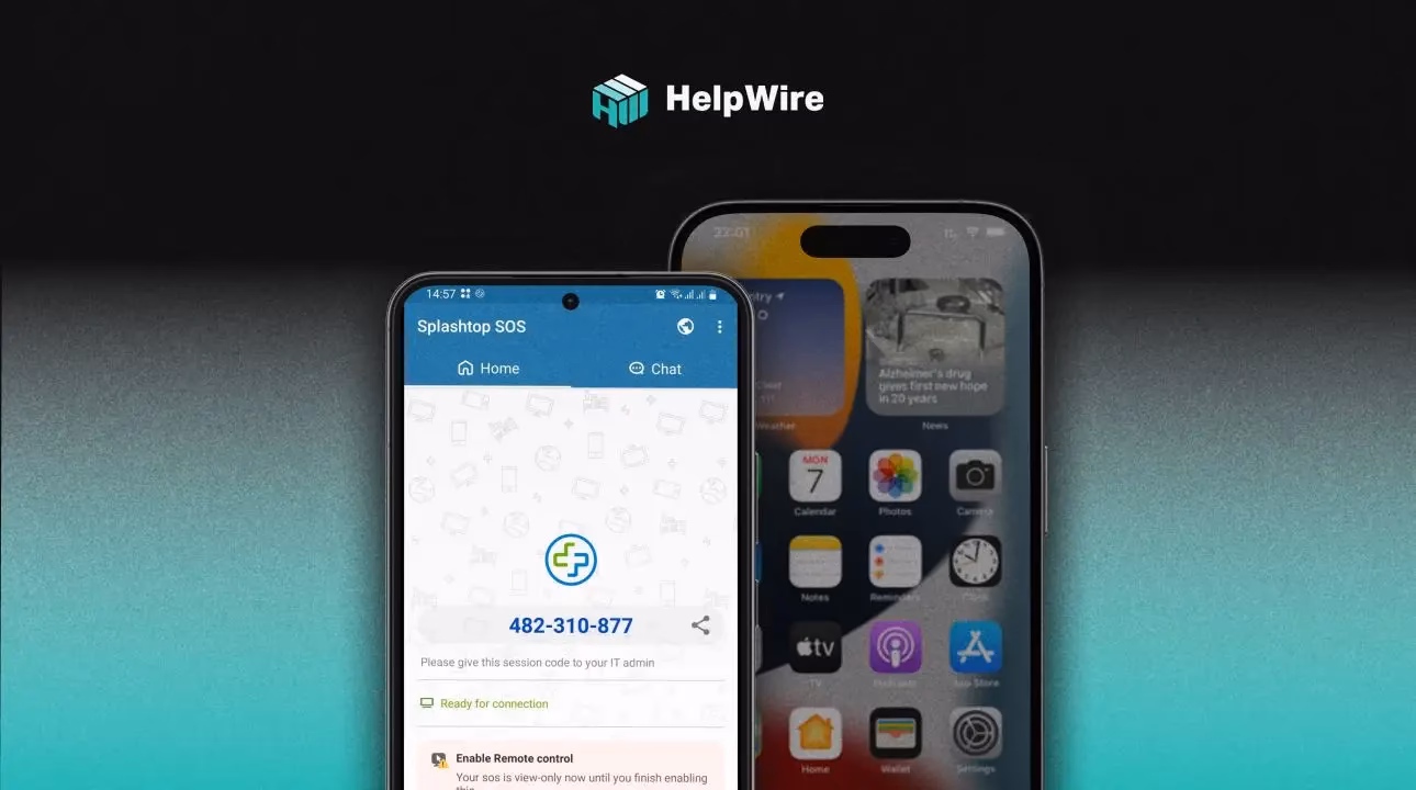 How to control iPhone from Android device with airdroid?