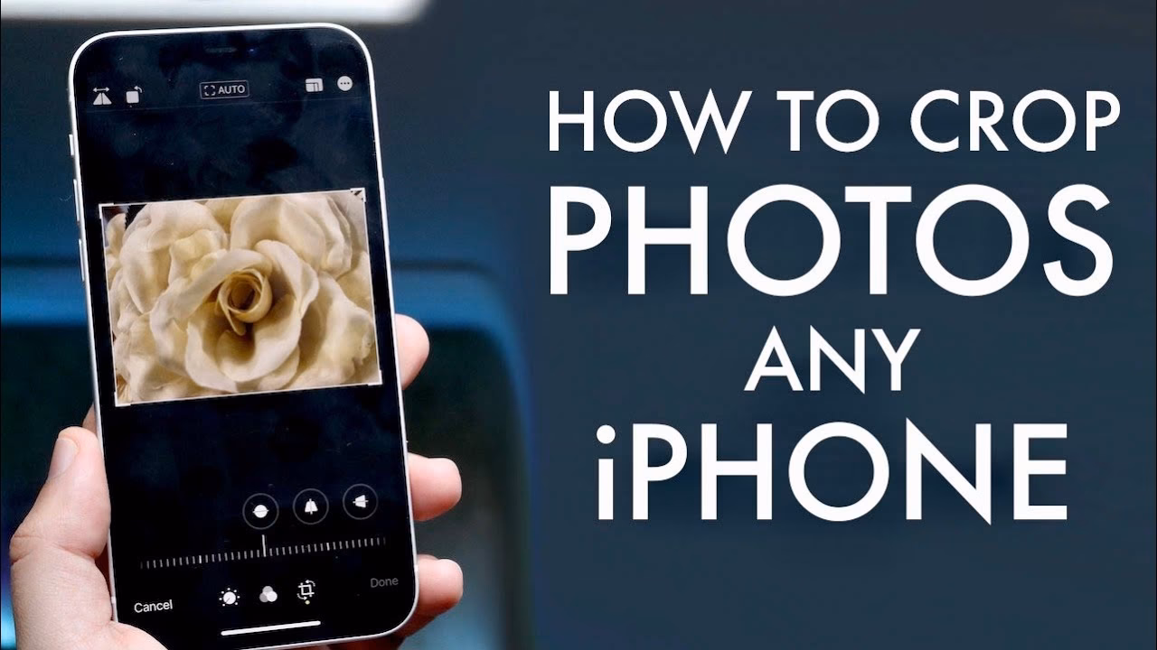 How to crop a photo in iOS 18?
