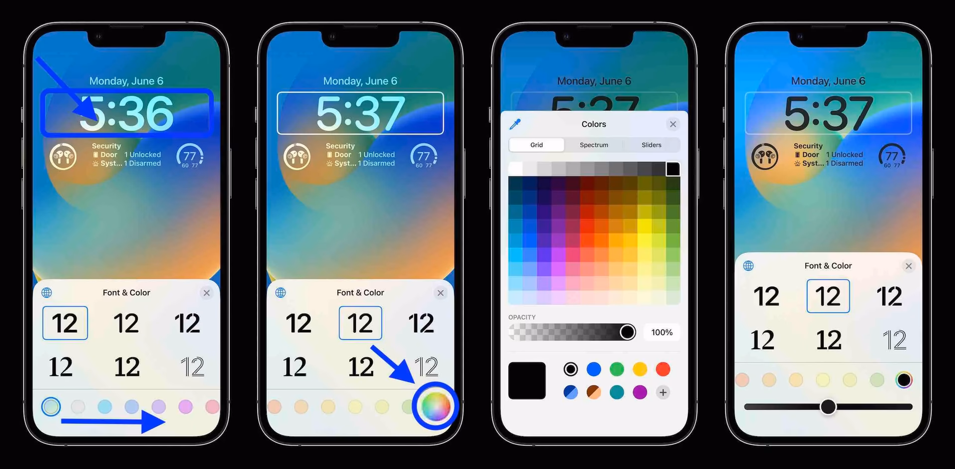 What is lock screen customization?