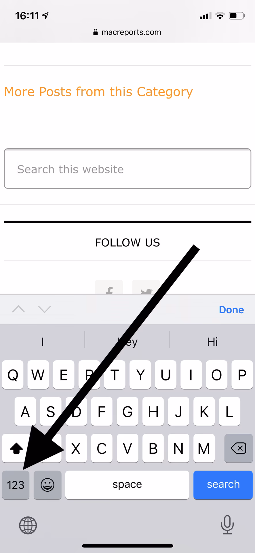 How to type degree symbol on iPhone & iPad?