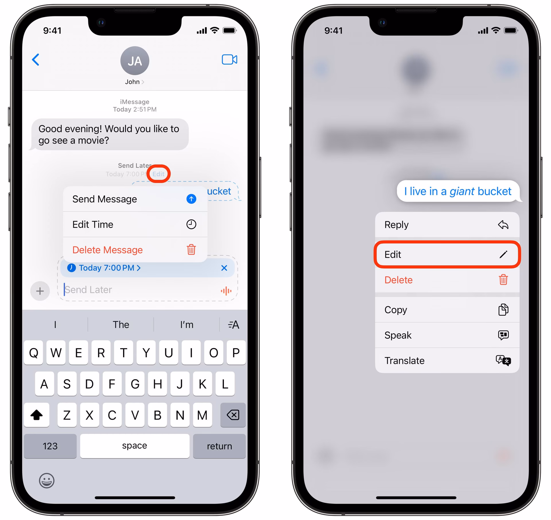 Can I schedule text messages on iOS 18?