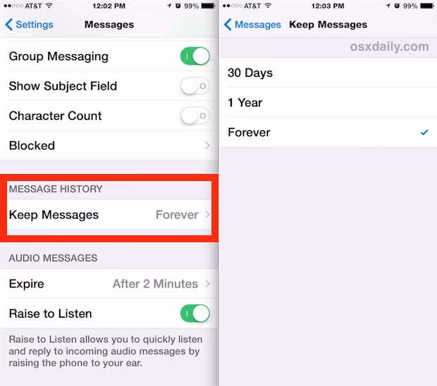 How to delete messages from iCloud on iPhone?