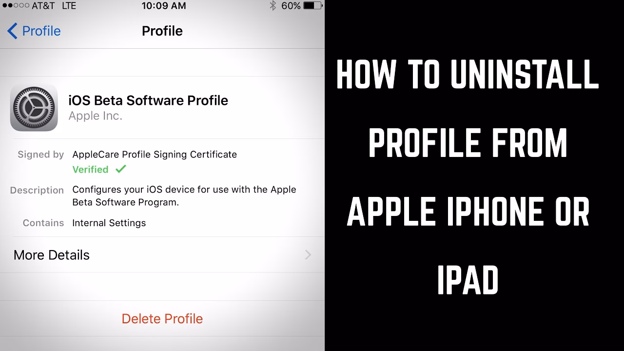 How do I delete a device management profile?