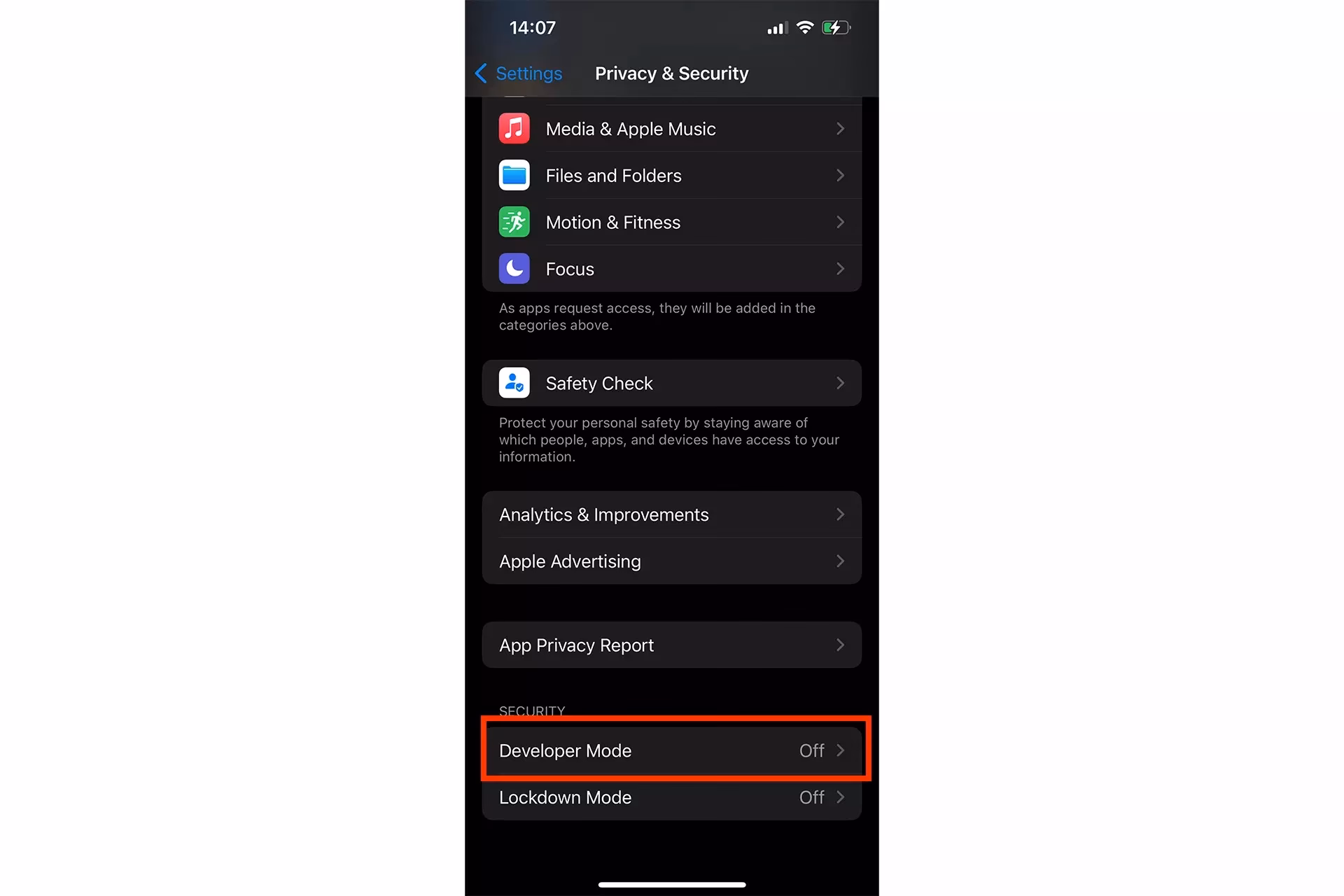 How do I enable developer mode?