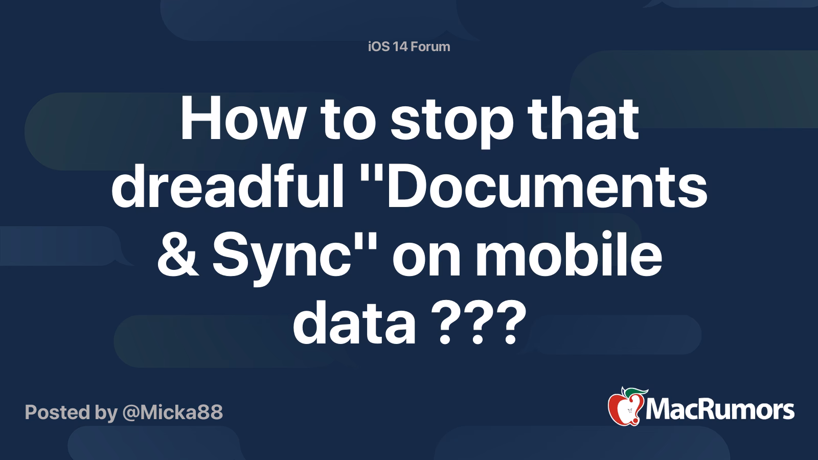Does iCloud sync use a lot of data?