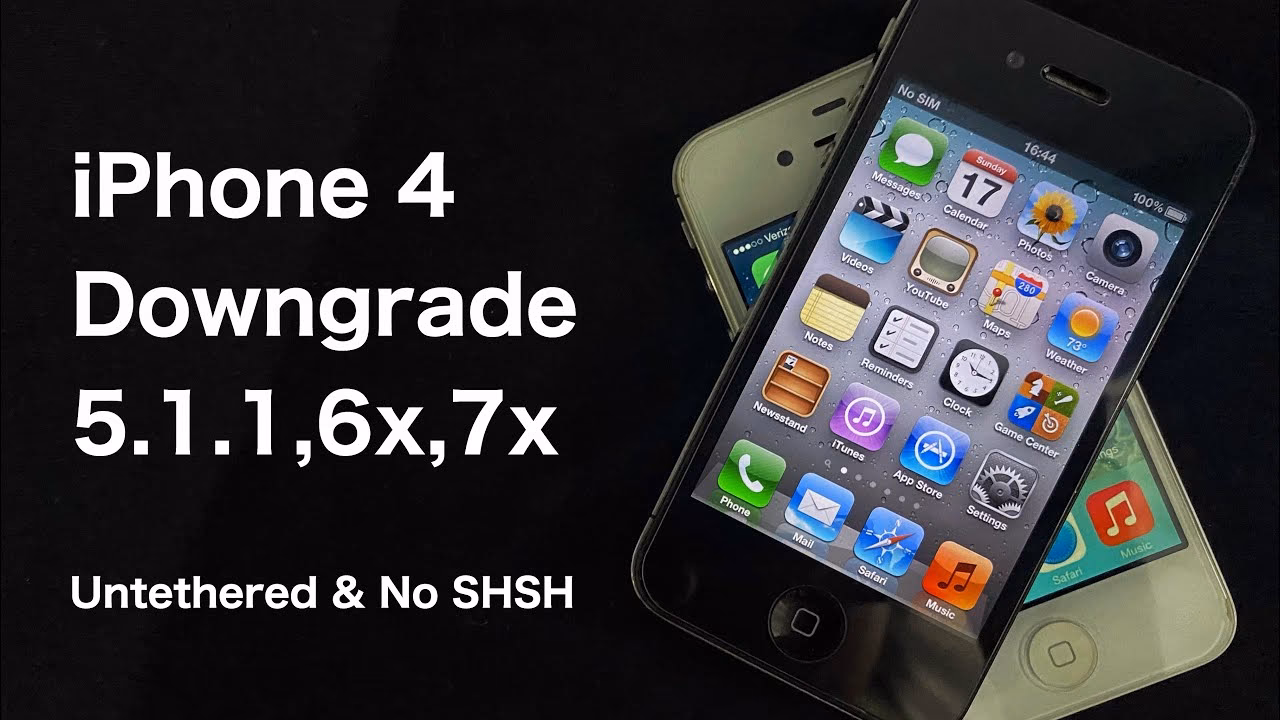 How to downgrade iPhone to iOS 6?