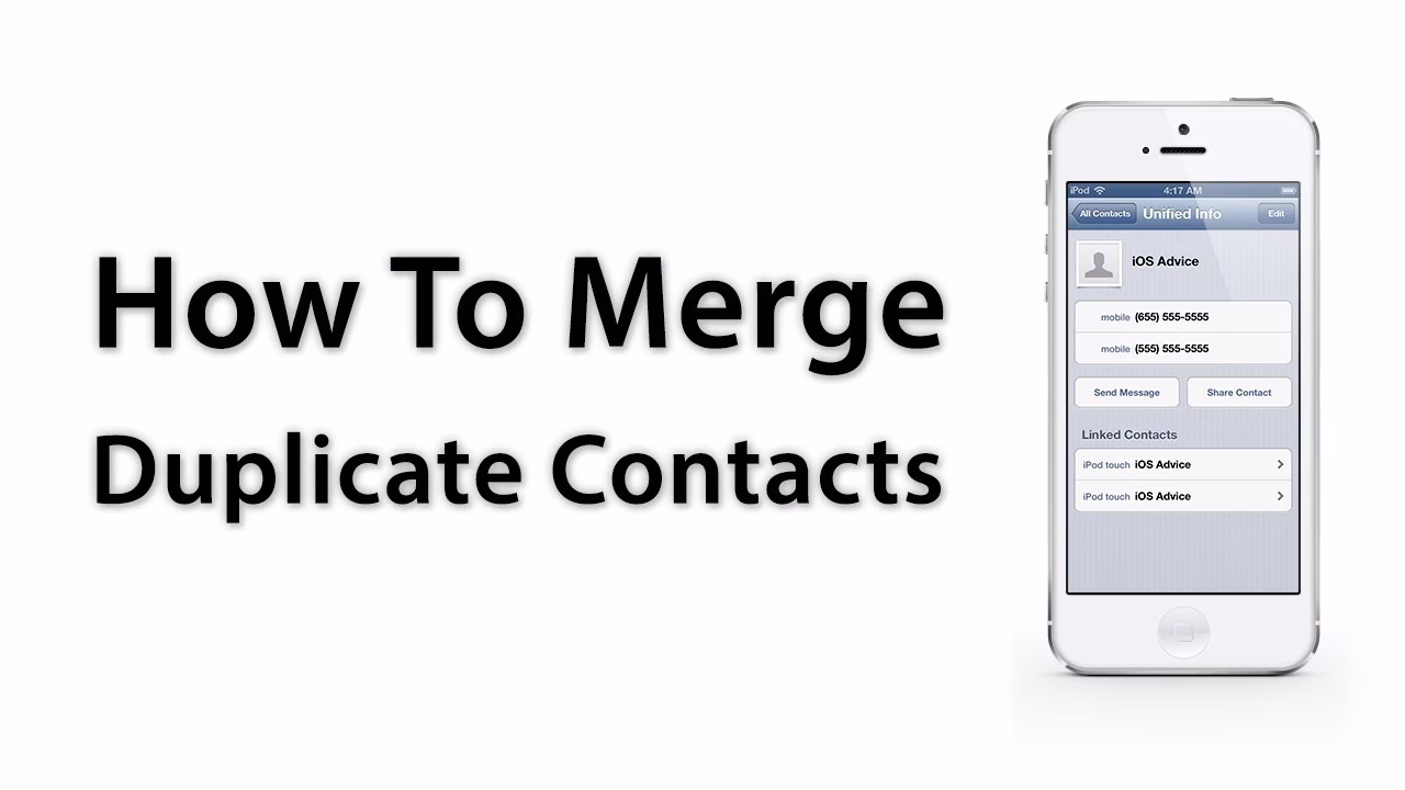 What causes duplicate contacts on iPhone?
