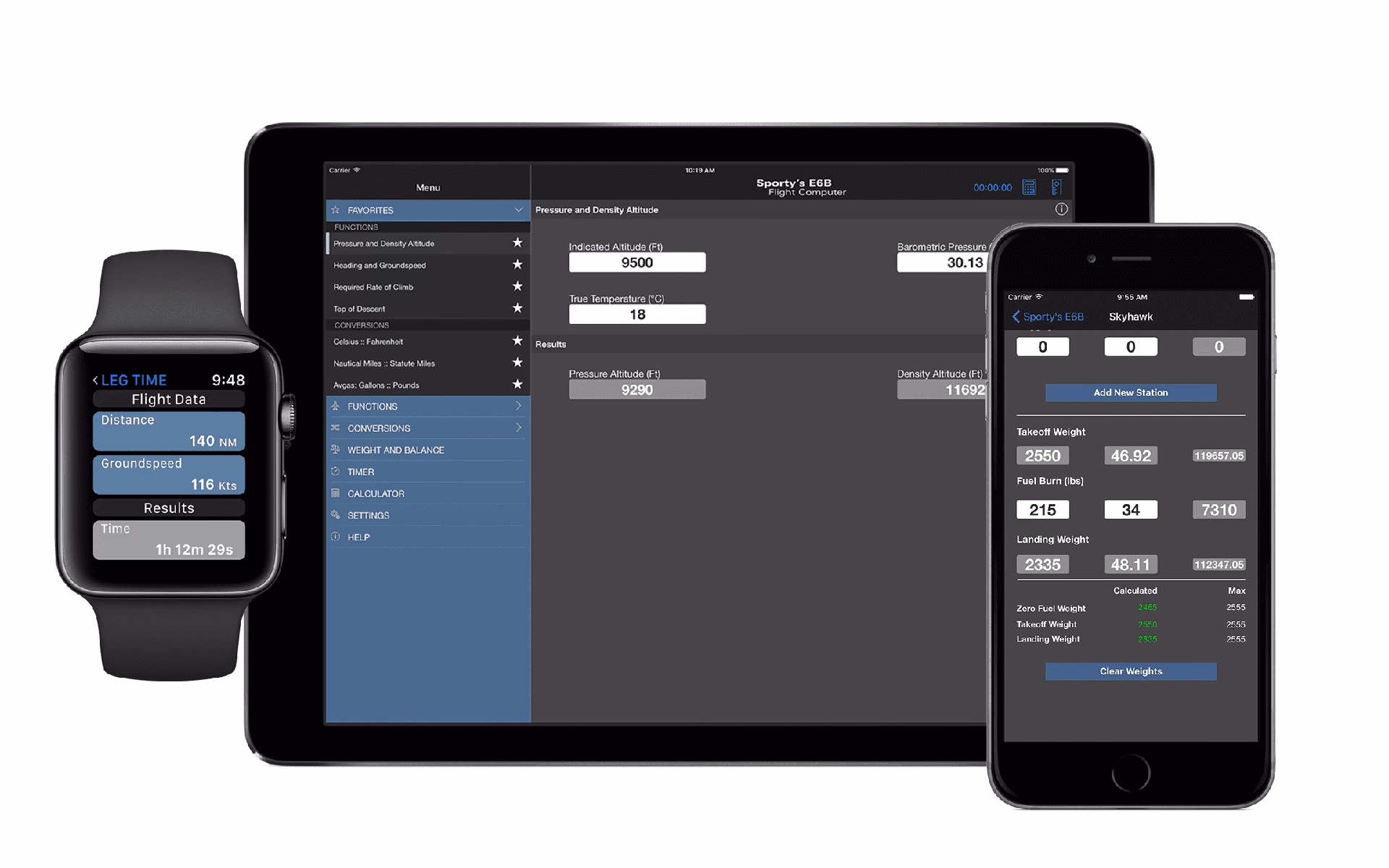 Where can I download the Sporty's E6B app?