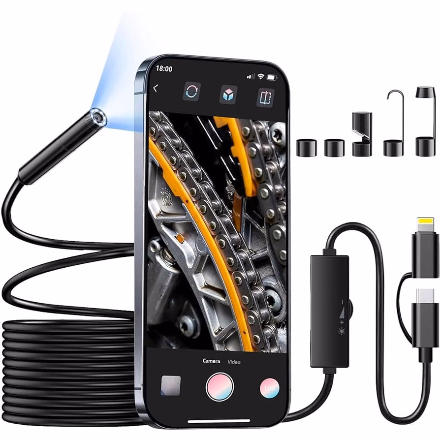 What is a hoyoiun iPhone endoscope camera with light?