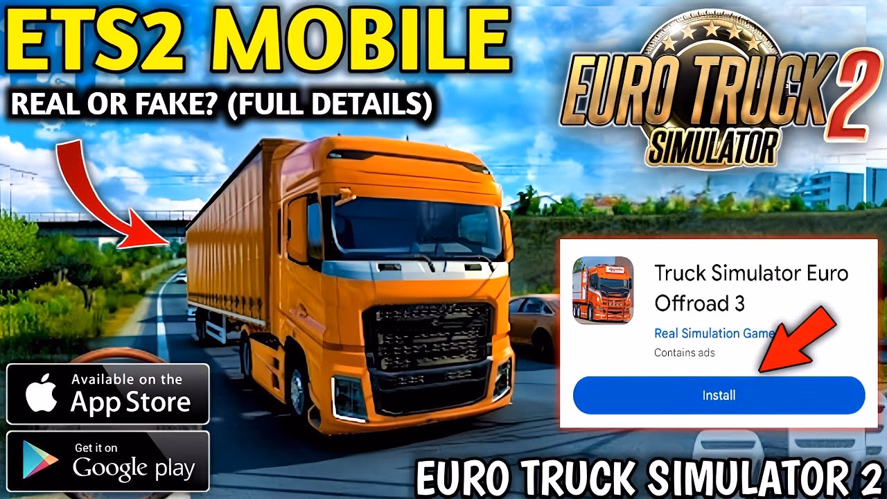 Where can I download the Euro Truck Driver app?