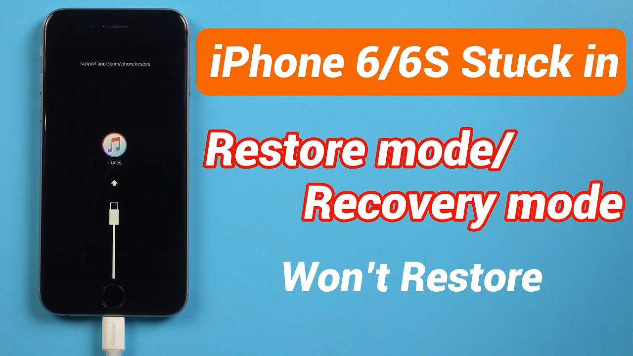 How to fix iPhone 6 stuck in recovery mode?