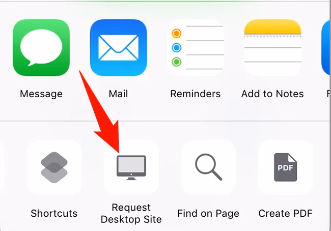 How to use Facebook desktop version on iPhone?