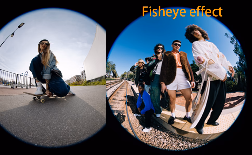 How to make fisheye effect on iPhone?