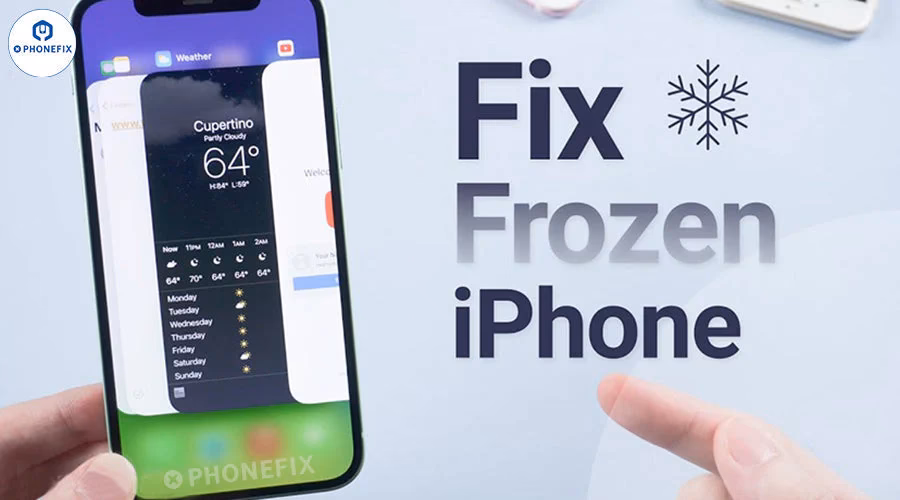 How do I fix a frozen iPhone?