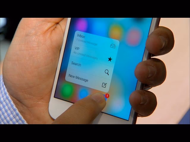 What is a force touch screen?
