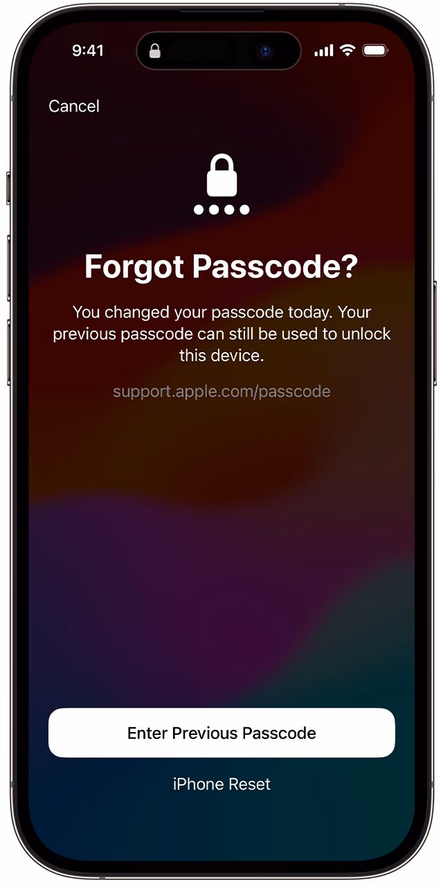 How do I remove a screen time passcode from my iPhone?