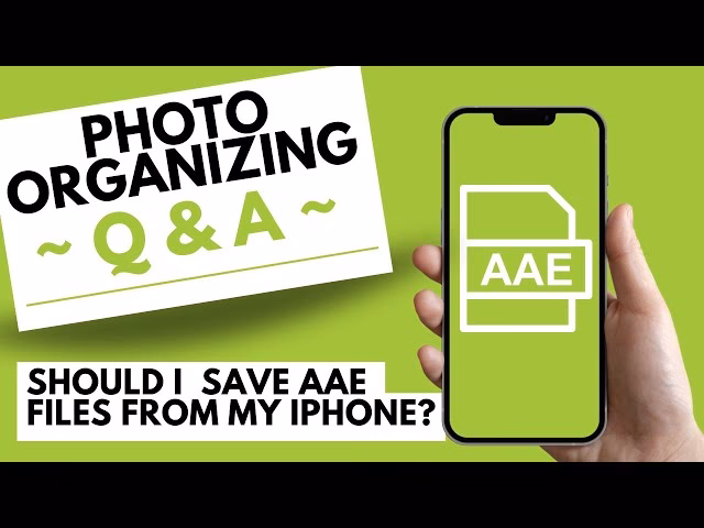 How to edit photos with AAE files?