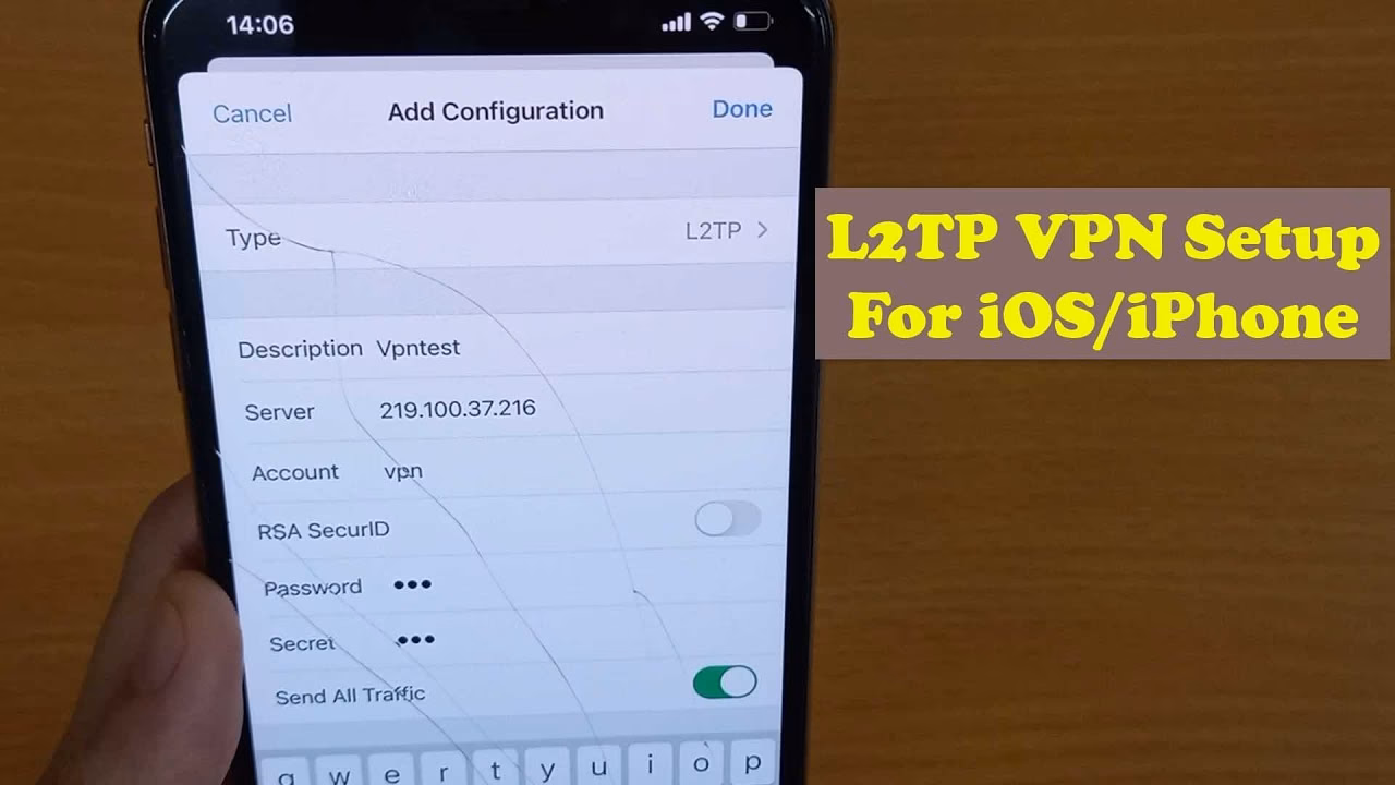 How do I set up a VPN on my iPhone?