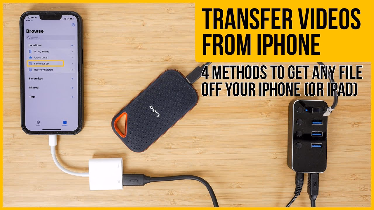 Do iPhones support external hard drives?