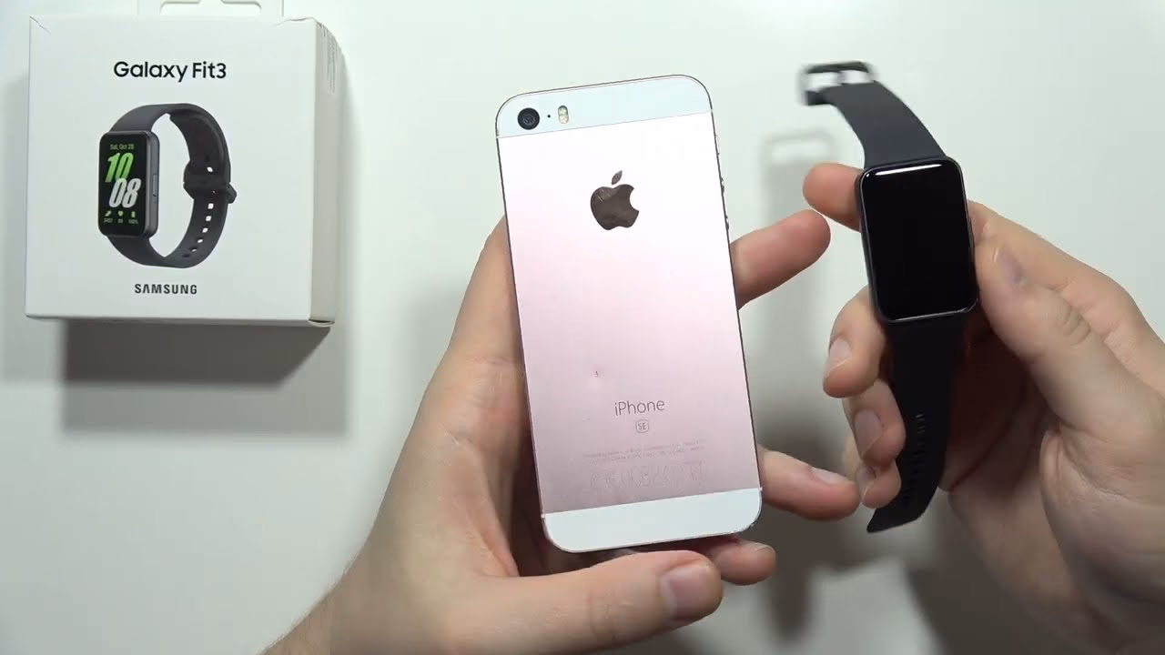 How to connect Galaxy Fit band to iPhone?