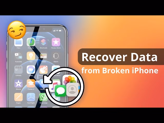 How to recover data from a broken or unresponsive iPhone?