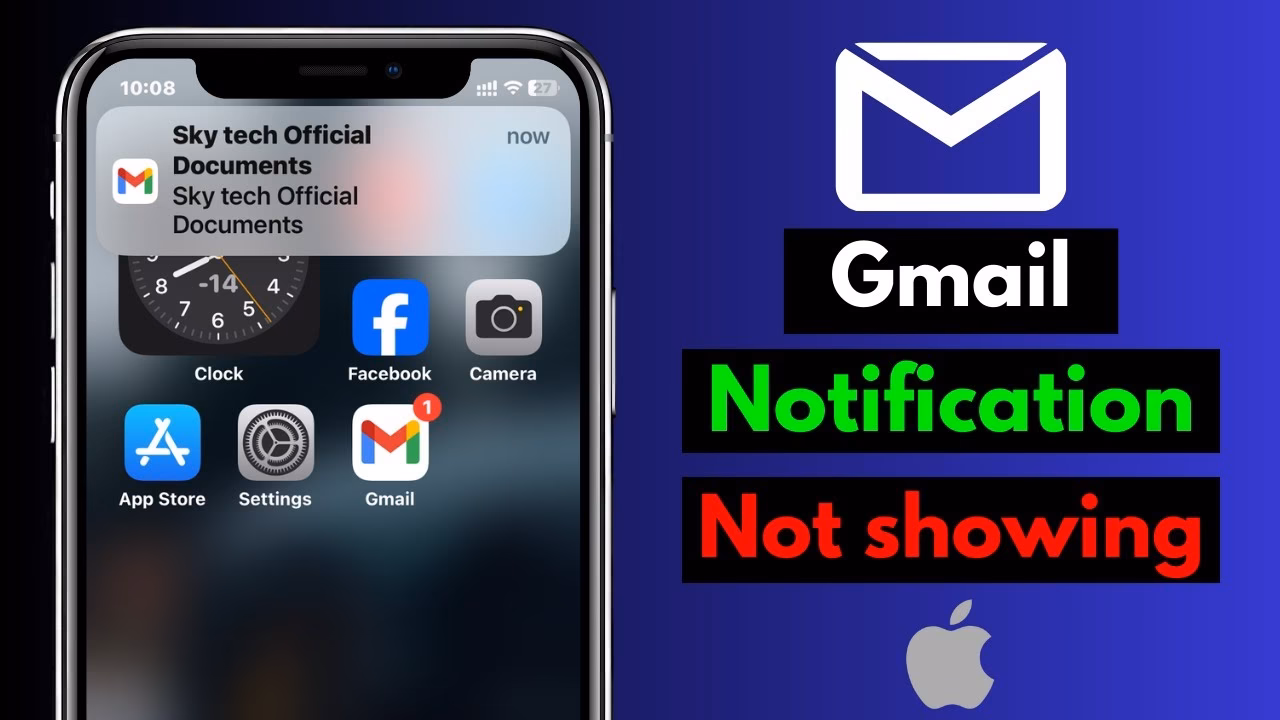 Why are Gmail notifications not working on iPhone?