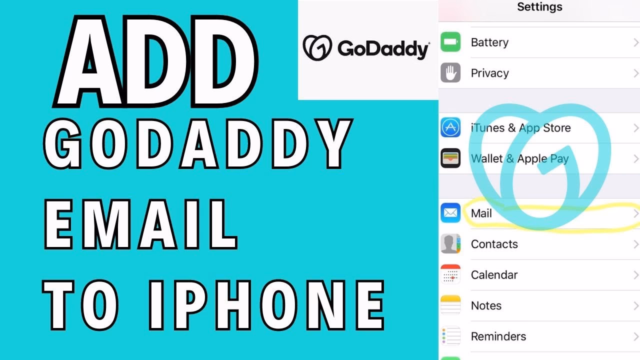 How to set up GoDaddy email on iPhone or iPad?