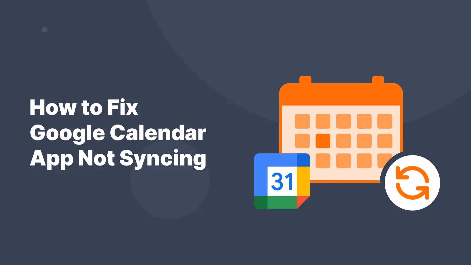 Why does Google Calendar not sync with iPhone?