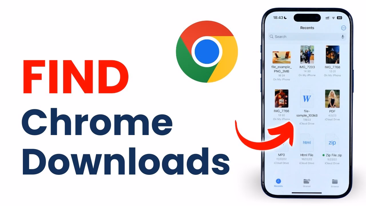 How do I access chrome on iOS?