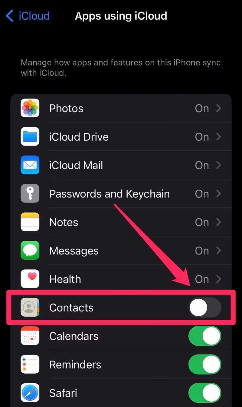 Why are my iPhone contacts not syncing with Gmail?