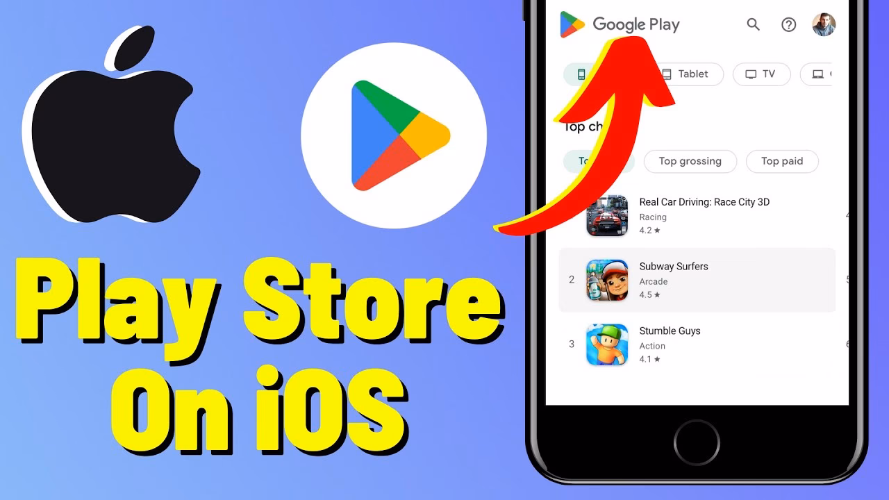 Can iPhones access and use Google Play?