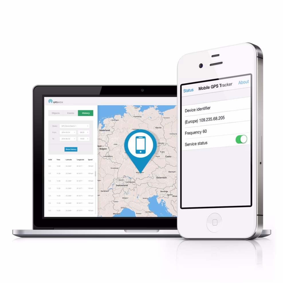 Does GPS tracking work with Apple iPhones and iPads?